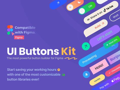 Buttons Ideas, Ui Design Ideas, Ui Buttons, Best Ui Design, Text Icons, Social Media Logos, Ui Elements, Design Artwork, Design Tools