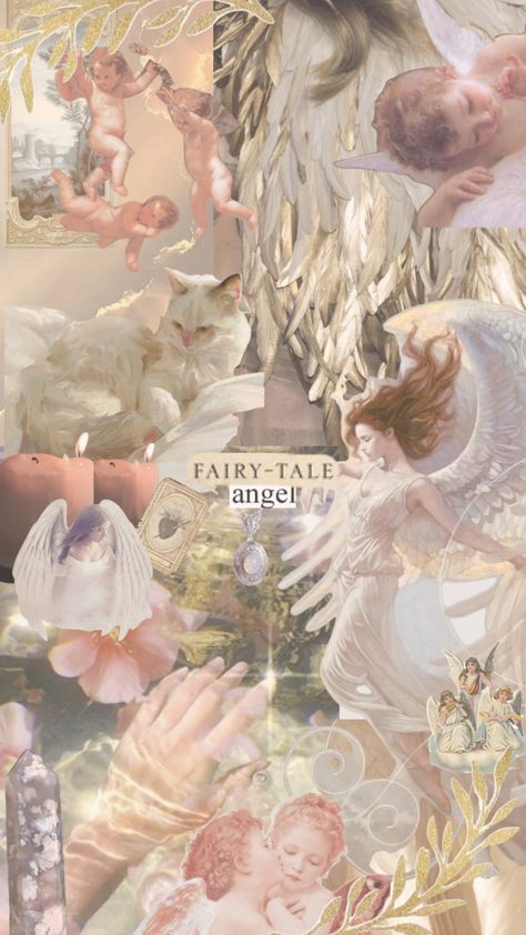 Angel Fairy Aesthetic, Y2k Angel Aesthetic, Angel Core Pfp, Angel Core Aesthetic Wallpaper, Angela Aesthetics, Angelcore Wallpaper, Angel Moodboard, Angel Aesthetic Wallpaper, Angle Core