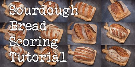 Scoring Bread Techniques, Bread Scoring Designs, Sourdough Bread Scoring, Scoring Patterns, Scoring Bread, Bread Scoring Patterns, Sourdough Scoring, Dough Art, Bread Scoring