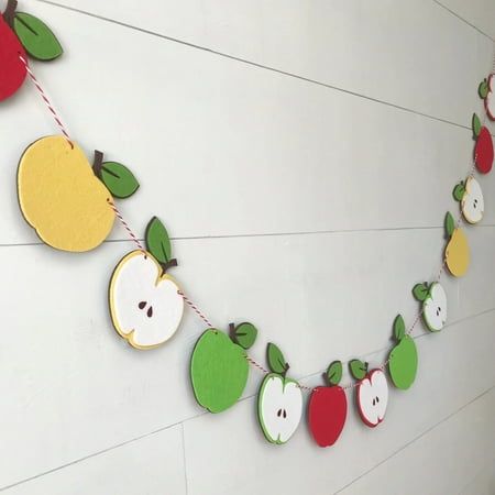 Paper heart garland