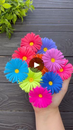 25K views · 5.7K reactions | Easy Paper Craft Ideas Paper Flowers Tutorial 
#origami #paper #papercrafts #paperflowers #craft #tutorial #diy #usa | Origami Studio DIY 💥 Paper Craft Tutorials 🇺🇦🇨🇦 | Hiko · Until I Found You (Sped Up) - Heaven When I Held You Again How Could We Ever Just Be Friends How To Paper Flowers, Origami Instructions Flower, Diy Tiny Paper Flowers, Simple Flower Oragami, Small Paper Flowers Tutorial Free, Origami Flowers Instructions Paper, Easy Flower Craft, Origami Flowers Easy, Flower Bulletin Boards