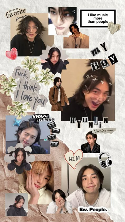 Hwang Hyunjin Wallpaper Aesthetic, Stray Kids Wallpaper Hyunjin, Kpop Wallpaper Collage, Hyunjin Cute Wallpaper, Hyunjin Skz Wallpaper, I.n Wallpaper Stray Kids, Hyunjin Stray Kids Wallpaper, Hyunjin Aesthetic Wallpaper, Friend Profile