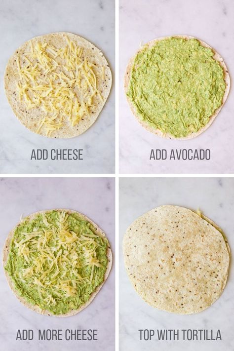 How to Make Avocado Quesadillas. A easy and quick lunch for kids. #lunch #kidslunch #avocado #quesadillas #avocadoquesadillas #kidsfood Quesadilla For 12 Month Old, Avocado Toddler Recipes, Blw Quesadilla, Toddler Avocado Recipes, Avocado Recipes For Toddlers, Baby Quesadilla, Avocado Baby Food Recipes, Toddler Quesadilla, Avocado Lunch Recipes