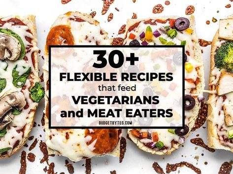 Flexible Recipes that Feed Vegetarians and Meat Eaters Frugal Dinners, Cold Peanut Noodles, Budget Bites, Roasted Vegetable Couscous, Recipes For Vegetarians, Frugal Kitchen, Vegetable Pasta Salads, Vegetable Couscous, Budget Food