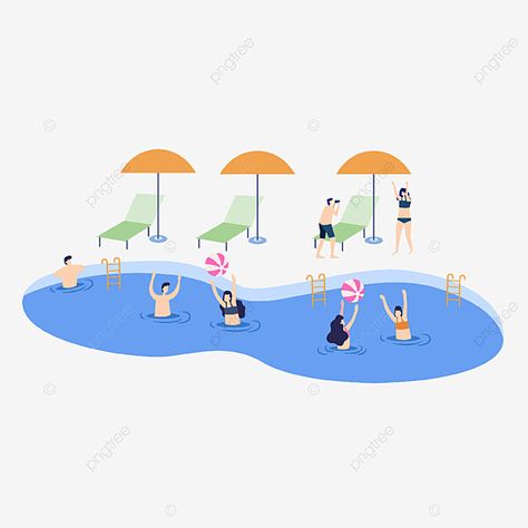 summer vacation travel pool party concept illustration Piscina Aesthetic, Pool Party Summer, Party Concept, Swimming Pool Party, Summer Vector, Ad Illustration, Merch Ideas, Summer Pool Party, Concept Illustration