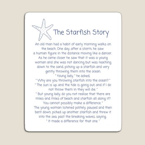 The Starfish Story, Starfish Story, Making A Difference, On Beach, Make A Difference, Starfish, My Art, Awesome Products, Adoption