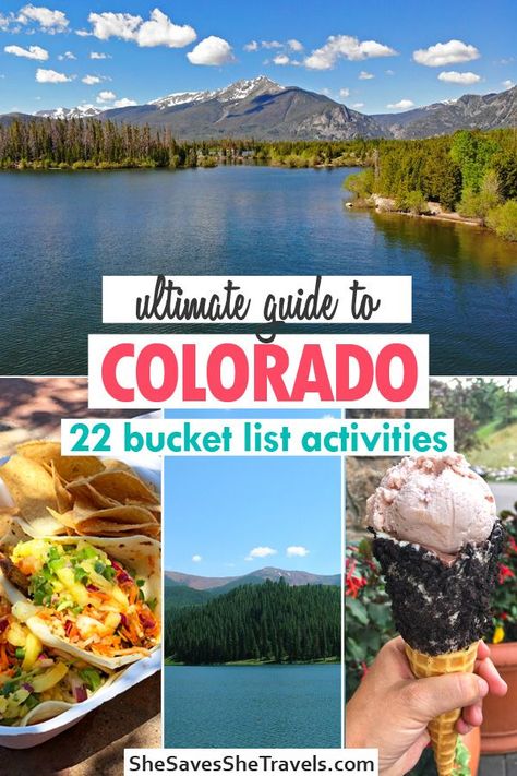 Colorado Must Do, Colorado Road Trip Itinerary, Colorado Itinerary, Alma Colorado, Colorado Places To Visit, Colorado Vacation Summer, Berthoud Colorado, Denver Trip, Colorado Activities