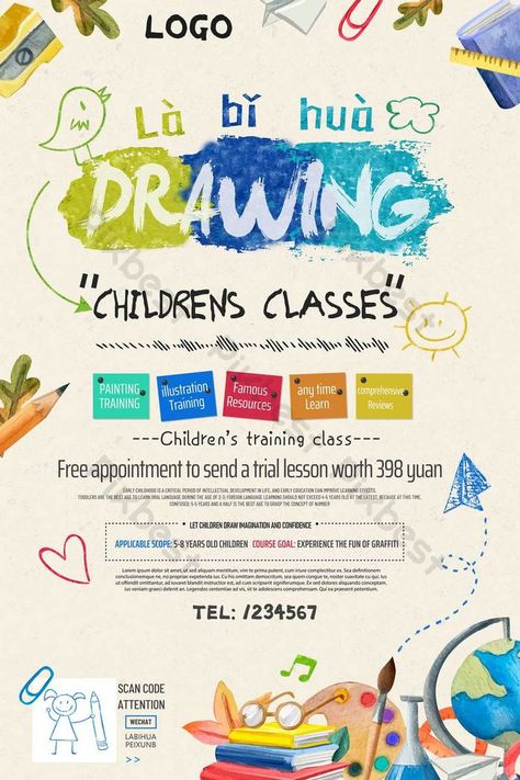 Art Class Posters, Drawing Training, Crayon Drawing, Admissions Poster, Education Banner, Class Poster, Box Templates, Banner Design Inspiration, Crayon Drawings