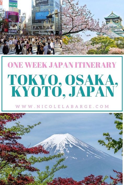 5 Day Japan Itinerary, Tokyo Osaka, Tokyo Trip, Japan Travel Destinations, Day Trips From Tokyo, Japan Itinerary, Japan Vacation, Trip To Japan, Japan Travel Tips