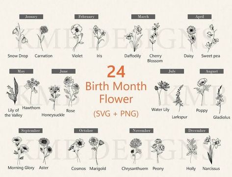 January And September Flower Tattoo Together, September Flower Tattoo, September Flower, Flower Tat, January Birth Flowers, Snow Drop, September Flowers, Snow Drops, Birth Flower Tattoos