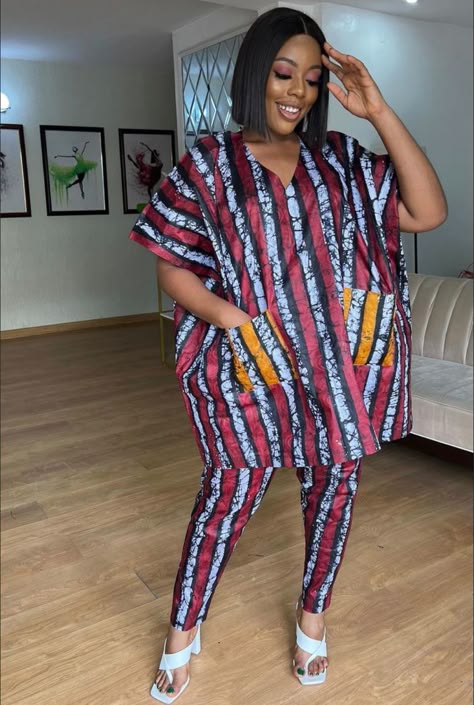 Ankara Two Piece, Trouser And Top For Ladies, Adire Styles, English Outfit, Free Gown, Trouser And Top, Two Piece Outfits Pants, Ankara Trousers, Top For Ladies