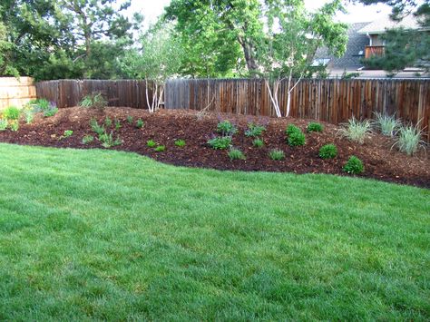 backyard berms photos - Google Search Backyard Berm, Berm Ideas, Sound Barrier Wall, Decking Ideas, Sound Barrier, Privacy Landscaping, Front Landscaping, Better Homes And Garden, Backyard Inspo