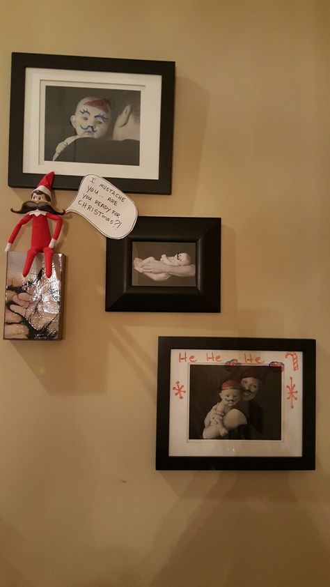 Elf Ideas Easy, Elf On The Shelf, Advent, Elf, Sparkle, Shelves, Frame, Christmas