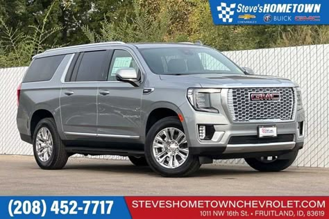 New 2024 GMC Yukon XL Denali w/ Max Trailering Package for sale in Fruitland, ID 83619: Sport Utility Details - 727456677 - Autotrader Yukon Xl Denali, Gmc Yukon Xl, Yukon Xl, Gmc Yukon, Test Drive, Buick, Cars For Sale, Washington, Drive