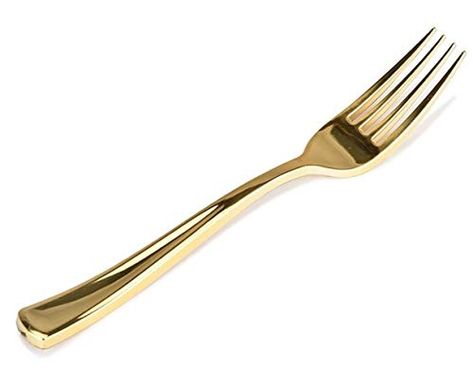 Stock Your Home 125 Gold Plastic Forks, Looks Like Gold C... https://smile.amazon.com/dp/B018839T8O/ref=cm_sw_r_pi_dp_U_x_uOo6BbNNDNVTF Gatsby Vibes, Gold Plastic Silverware, Gold Fork, Big Family Meals, Stainless Steel Kitchen Utensils, Disposable Cutlery, Plastic Silverware, Gold Cutlery, Weddings Receptions