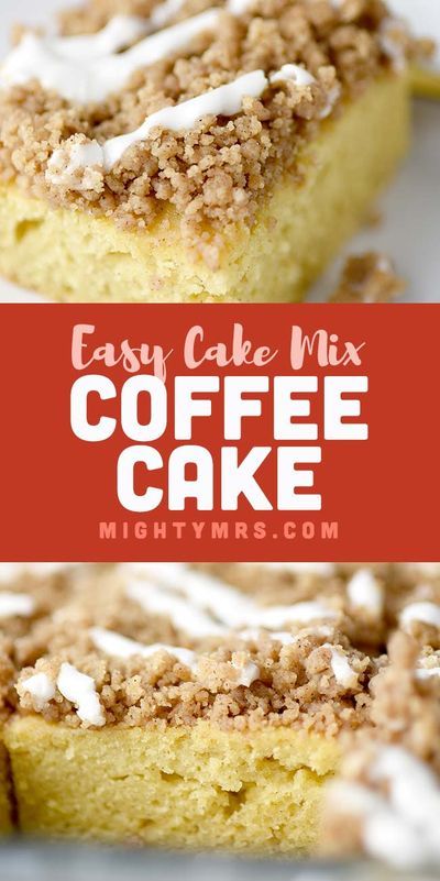 Cake Mix Coffee Cake, Recipes Using Cake Mix, Easy Breakfast Recipe, Cake Style, House Guests, Chocolate Chip Cake, Vanilla Cake Mixes, Coffee Cake Recipes, Box Cake Mix