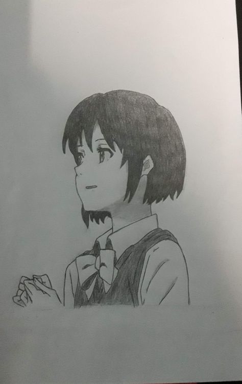 Your Name Anime Drawing Pencil, Suzume No Tojimari Drawing, Your Name Drawing Easy, Mitsuha Sketch, Your Name Anime Sketch, Your Name Drawing Pencil, Your Name Sketch, Kimi No Nawa, Name Drawings