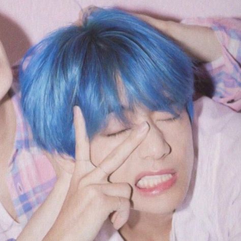 V In Blue Hair, Taehyung Blue Hair, Taehyung Blue, V Bts Wallpaper, Bts Concept Photo, Taehyung Photoshoot, Taehyung Funny, Kim Taehyung Wallpaper, V Taehyung