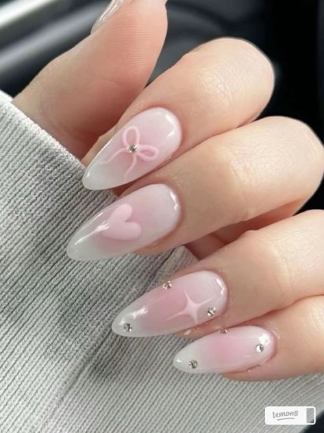 Pink White Nails, Pink Nail Art Designs, Simple Spring Nails, Girly Acrylic Nails, Geometric Nail, Pink Nail Art, Spring Nail Art, Birthday Nails, Minimalist Nails