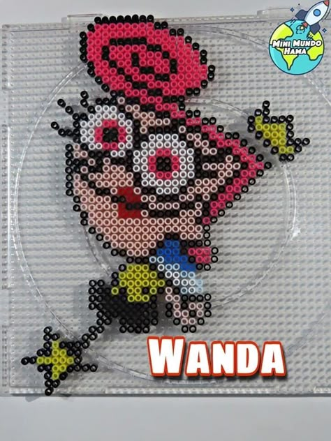 Perlers Ideas, Alt Crafts, Cosmo Und Wanda, Hama Disney, Diy Bracelets With String, Perler Creations, Pixel Beads, Perler Ideas, Easy Perler Beads Ideas