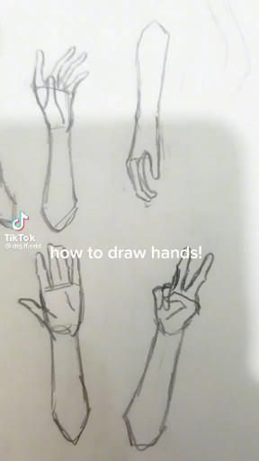 Hand Drawing Tutorial Easy, Beginner Doodles, Hand Drawing Tutorial, Hand Tutorial, Hands Tutorial, How To Draw Realistic, Ink Techniques, Draw Realistic, Draw Hands