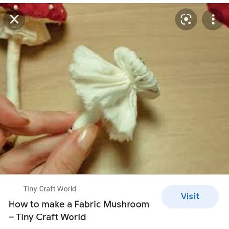 Fabric Mushrooms Pattern Free, How To Make Fabric Toadstools, How To Sew A Mushroom, Fabric Mushroom Tutorial, Christmas Decor Sewing Projects, Fabric Mushrooms Pattern, Mushroom Sewing Pattern Free, How To Make A Mushroom, Velvet Mushrooms Diy