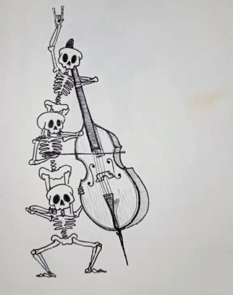 Skeleton Band, Three Amigos, Notebook Drawing, Skeleton Tattoos, Band Tattoo, Halloween Tattoos, Digital Art Tutorial, Armband Tattoo, Dia De Muertos