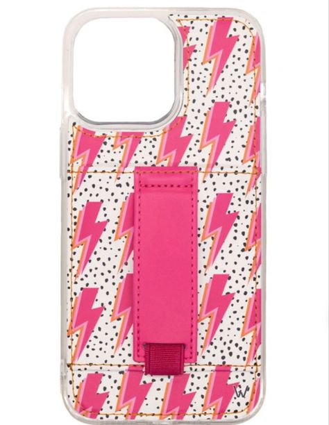 Walli case, pink, lightening, iphone case, iphone, android, cell phone Preppy Iphone Case, Orange Lightning, Preppy Phone Case, Orange Phone Case, Preppy Accessories, Strawberry Margarita, Lightning Bolts, Pretty Phone Cases, Apple Phone Case