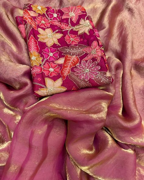 *Exclusive New& hit collection in market*😍 *Soft & light weight pure space silk sarees with nice designer blouse...* Saree length 6 mts.. Blouse length 1 Mt... *Rich embroidery and sequence work blouse ...shown *Our Selling Price Rs 2500+ship *Multiples ready to ship* Dm for order whatsup 8309874411 or Dm to @hansicollections inbox #hansicolletions #halfsaree #halfsareefunction #reels #longgowns #longfrockdesigns #celebritystyle #vintagestyle #trendingnow #treditionallook #tredit... Space Silk Sarees With Blouse, Space Silk Sarees, Half Saree Function, Long Frock Designs, Silk Sarees With Price, Blouse Saree, Dress Indian, Sequence Work, Handwork Embroidery Design