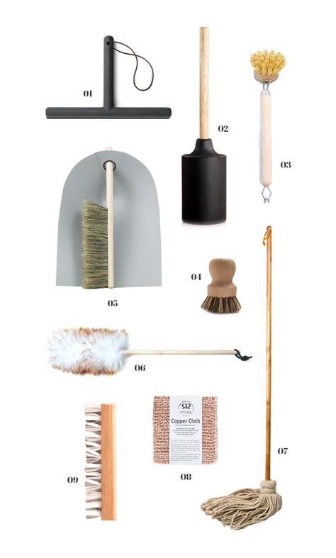 all things pretty : cleaning supplies - almost makes perfect Minimalist Cleaning, Cleaning Painted Walls, Brooms And Brushes, Glass Cooktop, Zero Waste Living, Zero Waste Lifestyle, Decoration Originale, Simple Life Hacks, Clean Dishwasher