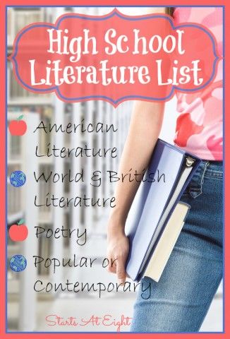 American Literature High School, High School Literature, High School Reading, Literature Poetry, High School Curriculum, Teaching Literature, British Literature, Homeschool High School, High School English