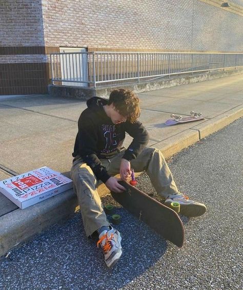 Skater Boy Aesthetic, Boy Aesthetic, Skater Boy, Skateboard