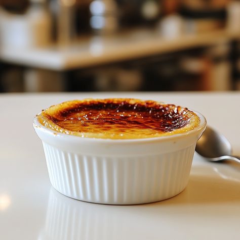 Crème Brûlée, meaning "burnt cream" in French, dates back to the 17th century. Though its exact origin is debated, it's believed to have been first enjoyed in France, Spain, or England. Traditionally made with a rich custard base and topped with caramelized sugar, it gained widespread popularity as a symbol of elegant French cuisine. Today, it’s a beloved dessert worldwide for its delightful contrast of creamy and crunchy textures.

#CremeBruleeMagic #ElegantDesserts #CaramelDreams #BakingJoy Berry Coulis, Cream Brulee, Bbq Pork Ribs, Sweet White Wine, Fruit Compote, Raspberry Tarts, Rich Desserts, Caramelized Sugar, Raspberry Filling