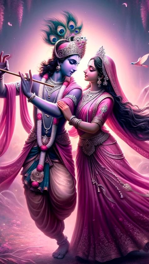 Beloved, embark on your Twin Flame journey with faith. Let love be your guide. Just as Radha and Krishna, reunite in divine oneness. Transform, grow, and evolve together. Radha Krishna Love Hd Wallpaper, Krishna Radha Images, Radha Krishna Love Images, Mor Pankh Background, Radha Krishna Art Beautiful, Unique Radha Krishna Images, Divine Oneness, Little Kanha Ji Images, Brass Diyas