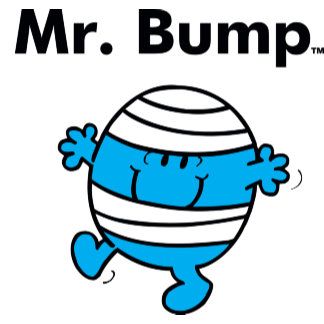 Mr. Men Little Miss - Mr. Bump is a Clutz Mr Bump, Roger Hargreaves, Mr Happy, Mr Men Little Miss, Monsieur Madame, Mr Men, Nice Place, Bella Swan, Baby Angel