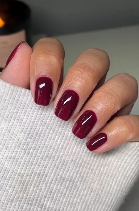 Cherry Mocha Nails, Cherry Wine Nails, Mocha Nails, Wife Nails, Kutek Disney, Nails French Tips, Nails Acrylic Pink, Wine Nails, Fall Nail Trends