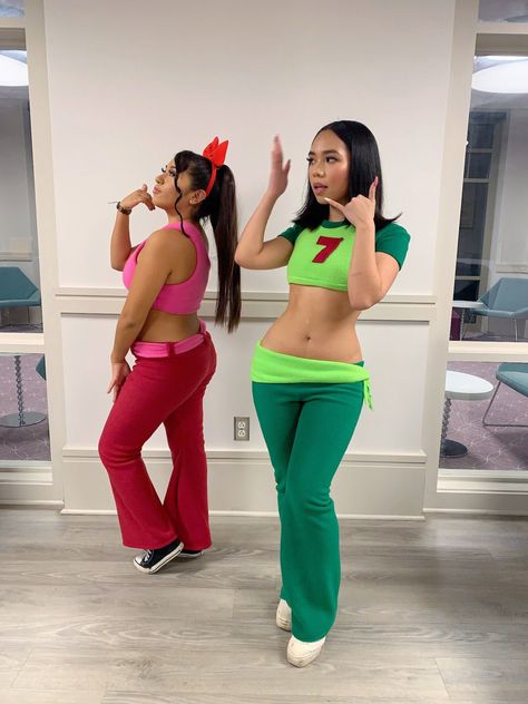 l a z a r o on Twitter: "enjoy this last minute costume I made for halloween ☺️… " Teen Powerpuff, Powerpuff Girls Halloween Costume, Trio Costumes, Last Minute Costume, Classy Halloween Costumes, Trio Halloween Costumes, Last Minute Costumes, Halloween Costumes For Teens, Costume Contest