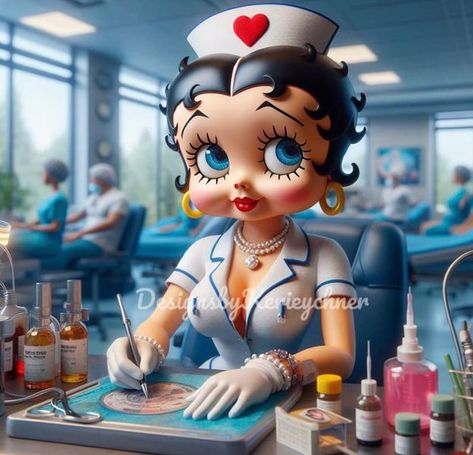 Nurse Betty Boop, Good Luck With Your Surgery, Nurse Betty, Happy Nurses Day, Golden Oldies, Nurses Day, Betty Boop, Good Luck, Take Care