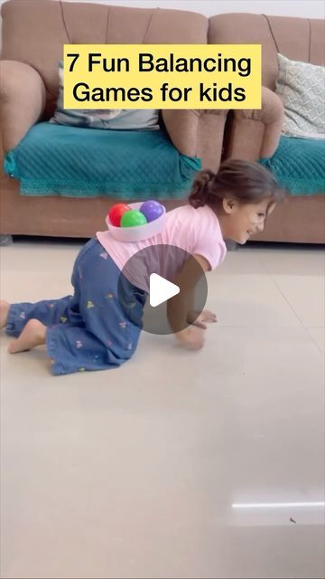 83K views · 2.4K likes | Anshika Aditya Rishika Atal on Instagram: "Which one are you gonna try !? 
Comment down & let us know 
.
.
.
.
( games for kids , balancing games , toddler activities, Montessori at home , screen free play activities)" Balancing Activity For Kids, Balancing Games For Kids, Balancing Activities For Kids, Balance Games For Kids, Balance Activities For Kids, Toddler Games Indoor, Indoor Games For Kids Classroom, Action Games For Kids, Balance Activities