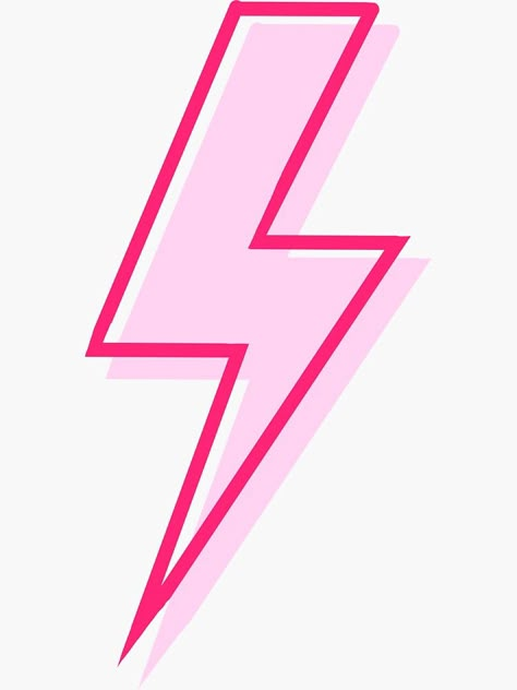 Pink Preppy Pictures, Hot Pink Lightning Bolt Wallpaper, Preppy Pink Lightning Bolt, Anne Fleur Stickers, Preppy Wallpaper Ideas, Preppy Lightning Bolt, Preppy Coloring Pages, Pink Preppy Wallpaper, Lightning Bolt Wallpaper