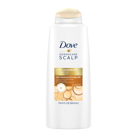 Buy Dove Dermacare Scalp Dryness & Itch Relief Anti-Dandruff Shampoo, 20.4 oz at Walmart.com Skincare Journal, Drugstore Shampoo, Dove Shampoo, Shampoo For Dry Scalp, Hair Dryness, Flaking Skin, Thickening Shampoo, Itch Relief, Trying My Best