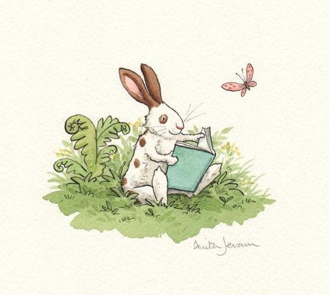 Children Story Book Illustration, Children Story Book, Town Drawing, Anita Jeram, Story Books Illustrations, Illustration Art Kids, Baby Painting, Rabbit Art, Art Diary