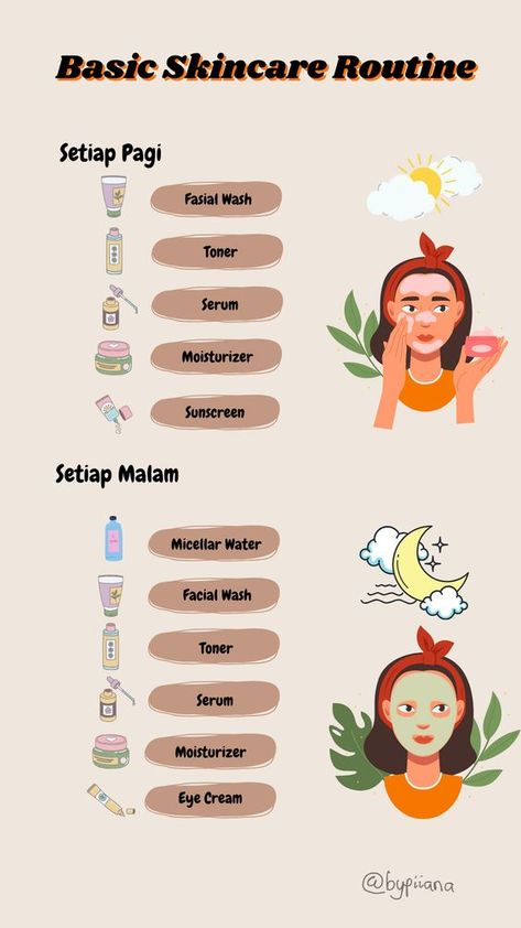 Make Up Pemula, Basic Skincare Routine, Cushion Makeup, Makeup Cantik, Basic Skincare, Recommended Skin Care Products, Face Skin Care Routine, Skin Care Routine Order, Beautiful Skin Care