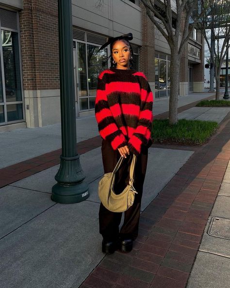 Bby Bruh, Crop Top Suit, Halloween Crop Top, Vintage Stripes, Halloween Skirt, Oversized Pullover Sweaters, Oversize Casual, Shoes For Leggings, Comfortable Sweater