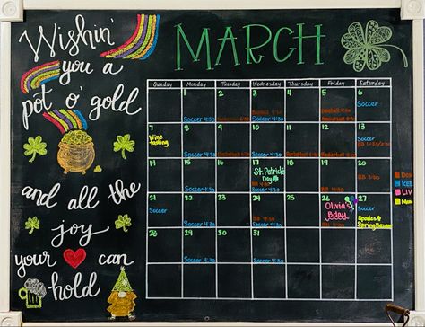 May Chalk Calendar Ideas, Chalkboard Monthly Calendar, March Whiteboard Calendar Ideas, May Chalkboard Calendar Ideas, May Chalkboard Calendar, Work Calendar Ideas, March Chalkboard Calendar, Chalk Calendar Ideas, Blackboard Calendar