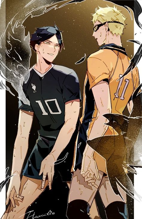 Haikyuu Tsukishima, Tsukishima Kei, Haikyuu Wallpaper, Haikyuu Ships, Haikyuu Manga, Haikyuu Characters, Haikyuu Fanart, Sports Anime, Fanarts Anime