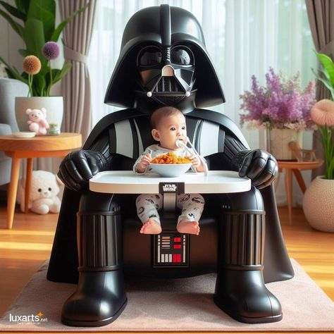 Star Wars High Chairs ⭐🪑🚀 #StarWarsChairs #GalacticSeating #JediFeeding Make mealtime an epic adventure with Star Wars High Chairs. These chairs feature iconic Star Wars designs, bringing the galaxy far, far away to your dining area. Elevate your little one's feeding experience with Star Wars High Chairs, where every meal becomes a journey through the Force. May the fork be with you! 🌌🍽️✨ https://luxarts.net/star-wars-hight-chairs/ Star Wars Nursery Ideas, Star Wars Nursery, Bedroom Children, Nerdy Baby, Star Wars Crafts, Star Wars Design, High Chairs, Star Wars Baby, Dancing With The Stars