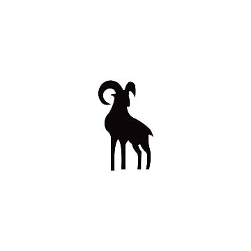 Lola Tattoo, Goat Logo Design, Goat Icon, Goat Tattoos, Goat Silhouette, Goat Png, Emoji Tattoo, Goat Tattoo, Animal Line Drawings