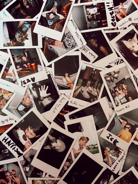 Scattered Polaroids Aesthetic, Photography Aesthetic Polaroid, Pictures Of Polaroids, Aesthetic Photos Vision Board, New Memories Aesthetic, Polaroid Picture Collage, Hobby Photography Aesthetic, Polaroid Photography Aesthetic, Polariod Aesthetic Girl