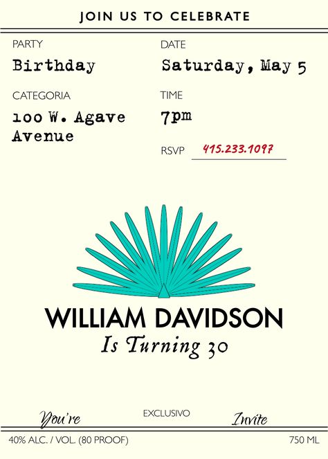 2 Templates | 5x7 Printable | Digital Invite 21 Birthday Invitations Ideas For Guys, 21st Birthday Invitations Digital, 21st Invitations Template, 21st Birthday Invitations Templates Free, Casamigos Birthday, 21st Party Invitations, 21st Invitations Design, 21 Birthday Invitations Ideas, Tequila Birthday Party